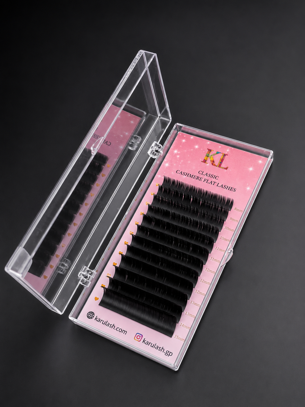 EXTENSION DE CILS à CILS 8-15mm CACHEMIRE FLAT LASHES 0,20mm