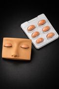 TETE D'ENTRAINEMENT SILICONE  – AVEC 6 PAIRES DE YEUX - ACCESSOIRES