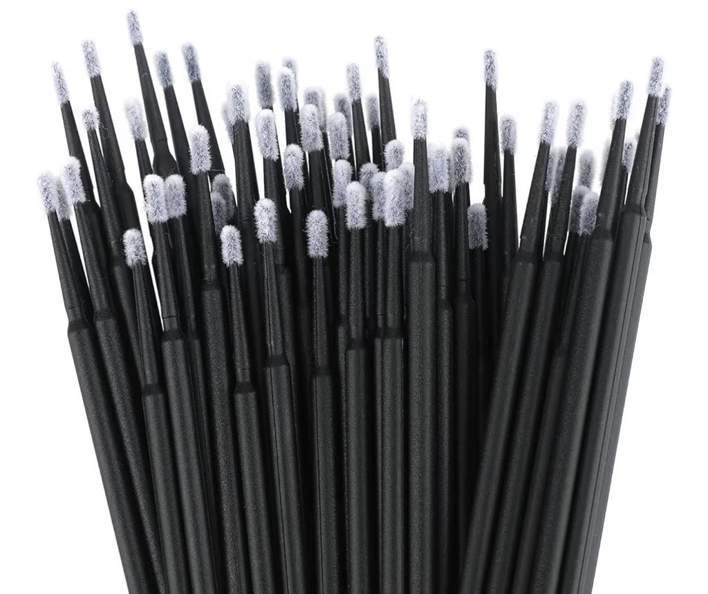 MICRO BROSSES 100PCS - ROSE ET NOIR - ACCESSOIRES